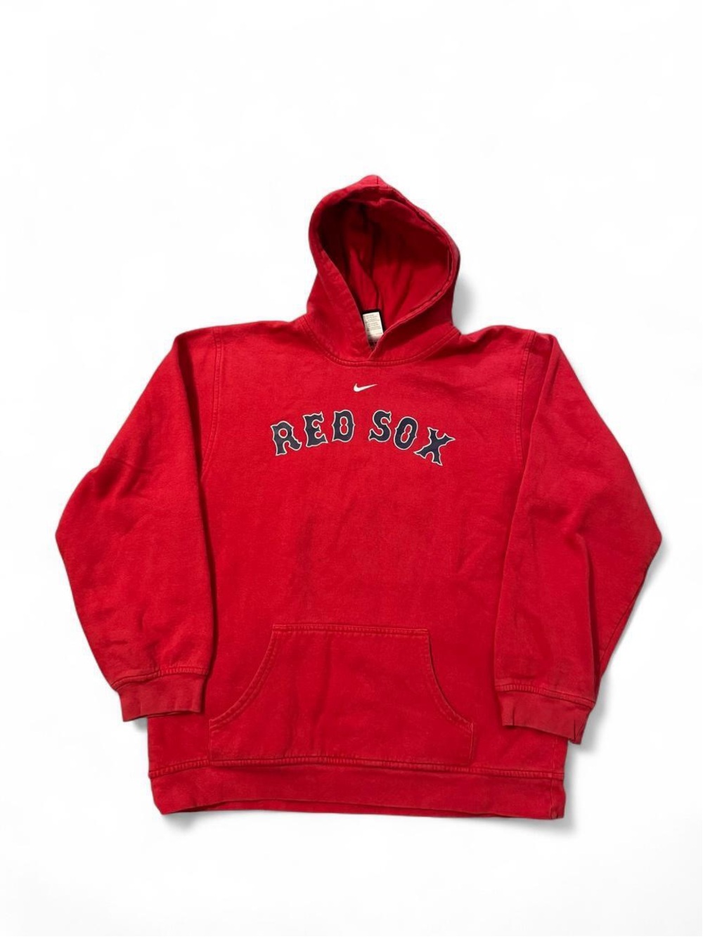 Vintage Y2K Nike Boston Red Sox center swoosh hoodie red men’s M